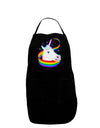 Magical Horn Rainbow Unicorn Dark Adult Apron-Bib Apron-TooLoud-Black-One-Size-Davson Sales