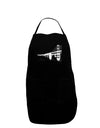 Bay Bridge Cutout Design Dark Adult Apron by TooLoud-Bib Apron-TooLoud-Black-One-Size-Davson Sales