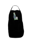 Kimmy the Zombie Girl Dark Adult Apron-Bib Apron-TooLoud-Black-One-Size-Davson Sales