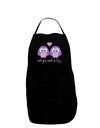 Owl You Need Is Love - Purple Owls Dark Adult Apron by TooLoud-Bib Apron-TooLoud-Black-One-Size-Davson Sales