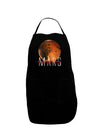 Planet Mars Text Dark Adult Apron-Bib Apron-TooLoud-Black-One-Size-Davson Sales