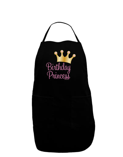 Birthday Princess - Tiara Dark Adult Apron by TooLoud-Bib Apron-TooLoud-Black-One-Size-Davson Sales