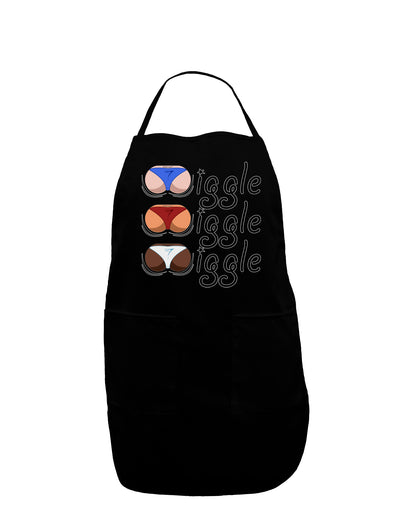 Wiggle Wiggle Wiggle - Twerk Color Dark Adult Apron-Bib Apron-TooLoud-Black-One-Size-Davson Sales