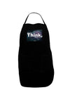 TooLoud What We Think Buddha Dark Adult Apron-Bib Apron-TooLoud-Black-One-Size-Davson Sales