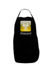 iHazard Logo - Zombie Apocalypse Dark Adult Apron-Bib Apron-TooLoud-Black-One-Size-Davson Sales
