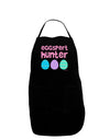 TooLoud Eggspert Hunter - Easter - Pink Dark Adult Apron-Bib Apron-TooLoud-Black-One-Size-Davson Sales