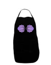 Easy Mermaid Costume Purple Shells - Halloween Dark Adult Apron-Bib Apron-TooLoud-Black-One-Size-Davson Sales