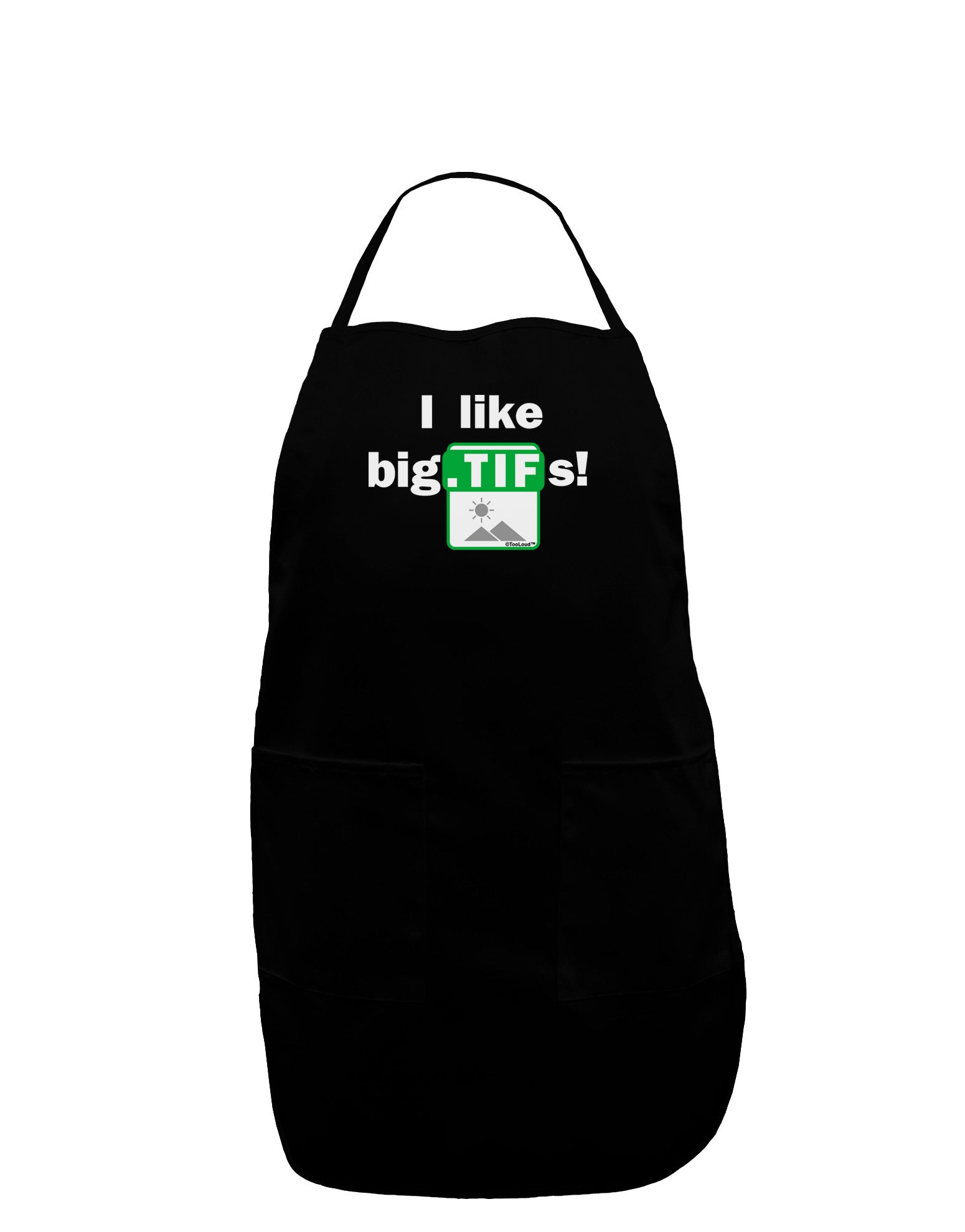I Like Big Tifs Plus Size Apron-Bib Apron-TooLoud-Black-Plus-Size-Davson Sales