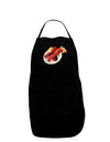 Lobster Plate Dark Adult Apron-Bib Apron-TooLoud-Black-One-Size-Davson Sales