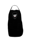 Cute Pixel Vampire Female Plus Size Apron-Bib Apron-TooLoud-Black-Plus-Size-Davson Sales