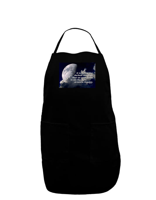 Our Darkest Moments Plus Size Dark Apron-Bib Apron-TooLoud-Black-Plus-Size-Davson Sales
