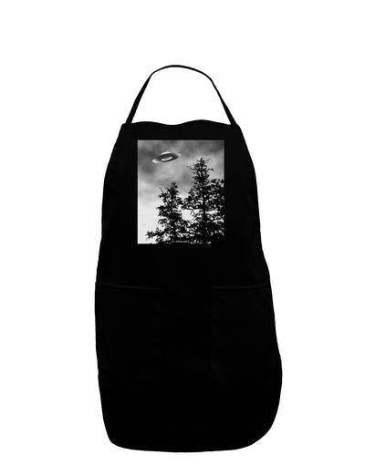 UFO Sighting - Extraterrestrial Dark Adult Apron by TooLoud-Bib Apron-TooLoud-Black-One-Size-Davson Sales