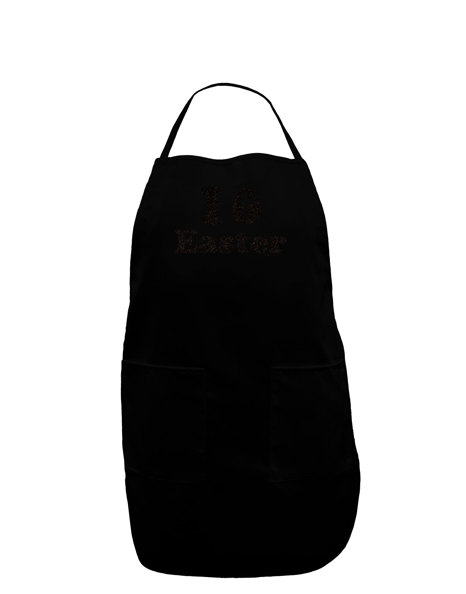I Egg Cross Easter -Black Glitter Dark Adult Apron by TooLoud-Bib Apron-TooLoud-Black-One-Size-Davson Sales