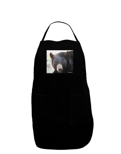 Staring Black Bear Plus Size Dark Apron-Bib Apron-TooLoud-Black-Plus-Size-Davson Sales