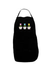 Three Easter Tulips Dark Adult Apron by TooLoud