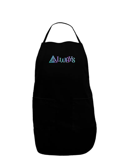 Always Magic Symbol Dark Adult Apron by TooLoud-Bib Apron-TooLoud-Black-One-Size-Davson Sales