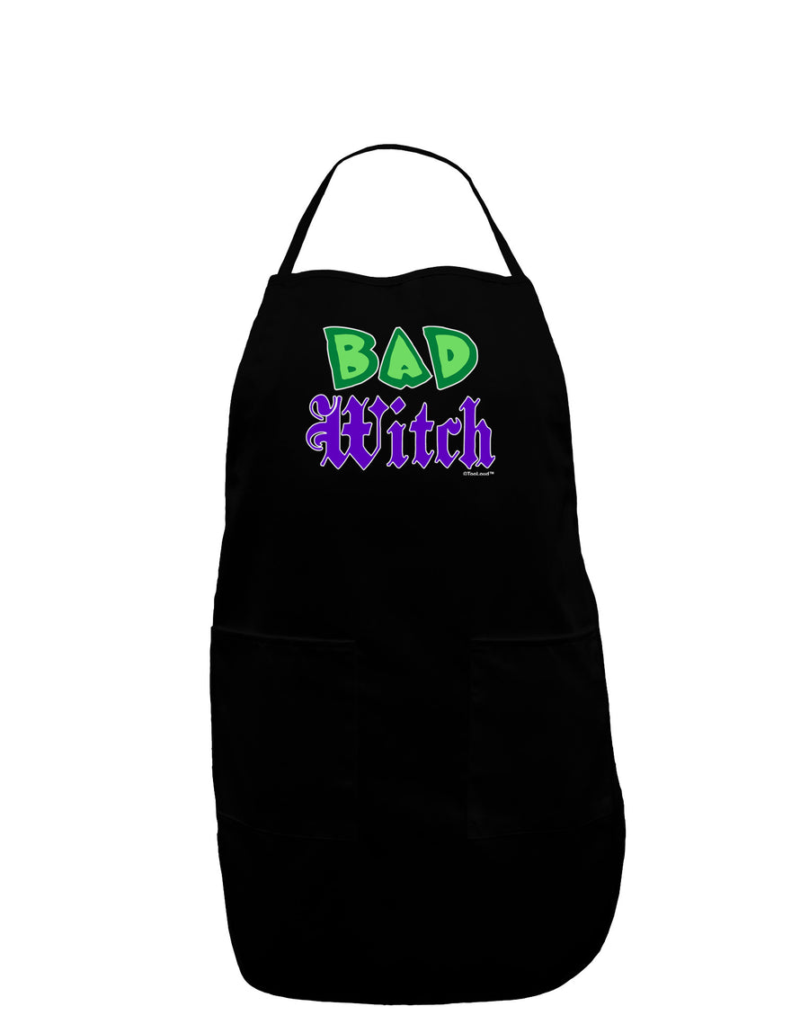 Bad Witch Color Green Plus Size Apron-Bib Apron-TooLoud-Black-Plus-Size-Davson Sales