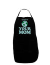 Respect Your Mom - Mother Earth Design - Color Dark Adult Apron-Bib Apron-TooLoud-Black-One-Size-Davson Sales