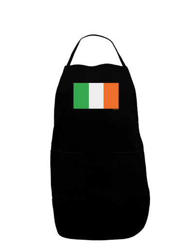 Irish Flag - Flag of Ireland Dark Adult Apron-Bib Apron-TooLoud-Black-One-Size-Davson Sales