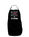 Libertarian Against Authority Abuse Dark Adult Apron-Bib Apron-TooLoud-Black-One-Size-Davson Sales