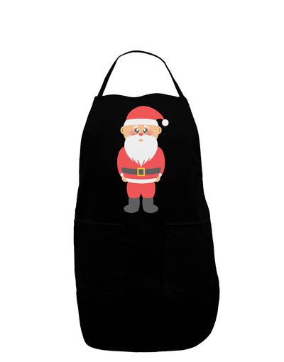 Cute Santa Claus Christmas Dark Adult Apron-Bib Apron-TooLoud-Black-One-Size-Davson Sales