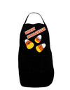 Happy Halloween Cute Candy Corn Dark Adult Apron-Bib Apron-TooLoud-Black-One-Size-Davson Sales