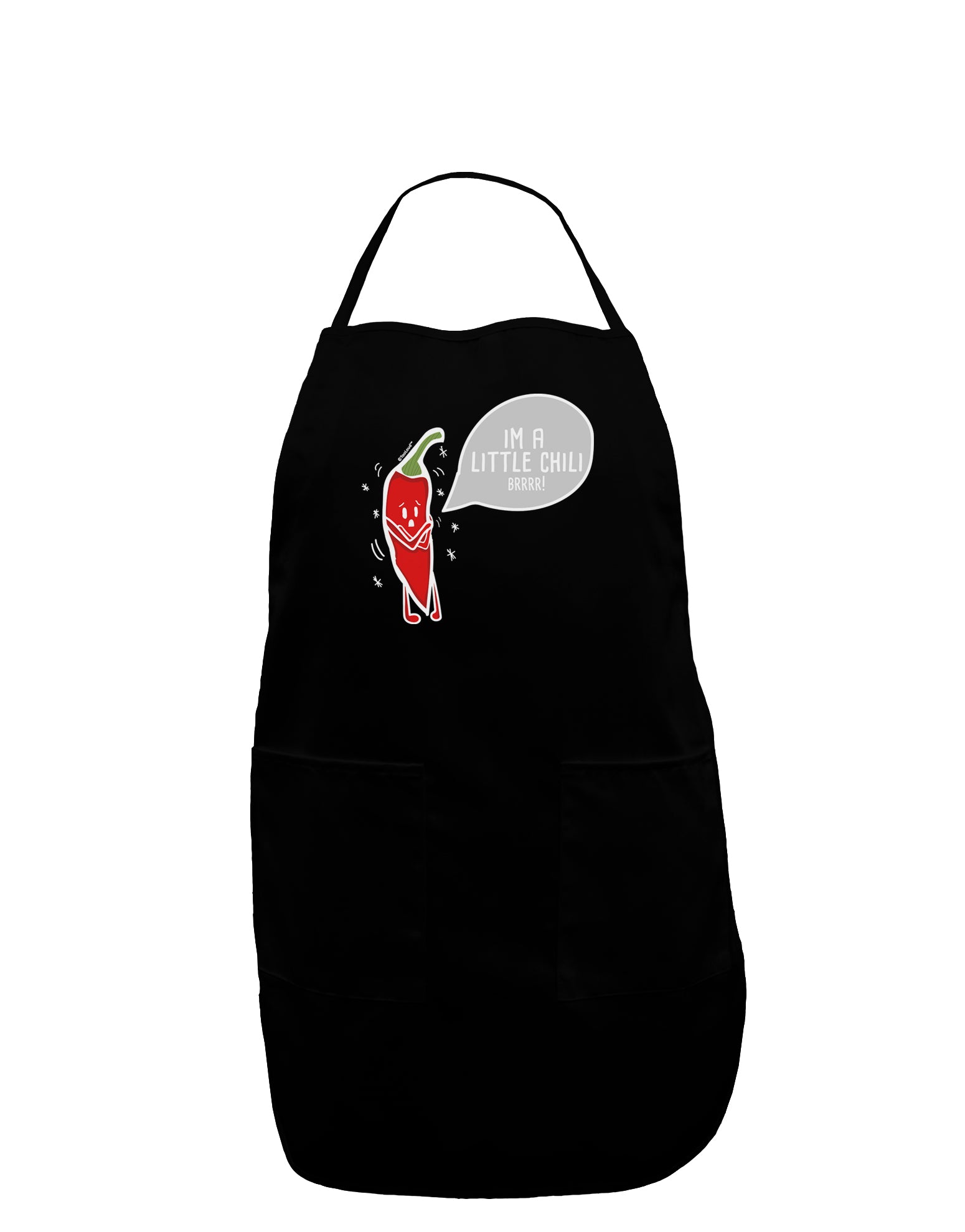 I'm a Little Chilli Dark Plus Size Dark Apron-Bib Apron-TooLoud-Black-Plus-Size-Davson Sales