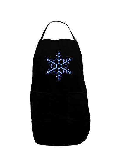 Snowflake Christmas Dark Adult Apron-Bib Apron-TooLoud-Black-One-Size-Davson Sales