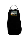 Colorado Mountain Scene Photo Dark Adult Apron-Bib Apron-TooLoud-Black-One-Size-Davson Sales