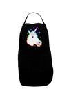 Magical Rainbow Sparkle Unicorn Dark Adult Apron-Bib Apron-TooLoud-Black-One-Size-Davson Sales