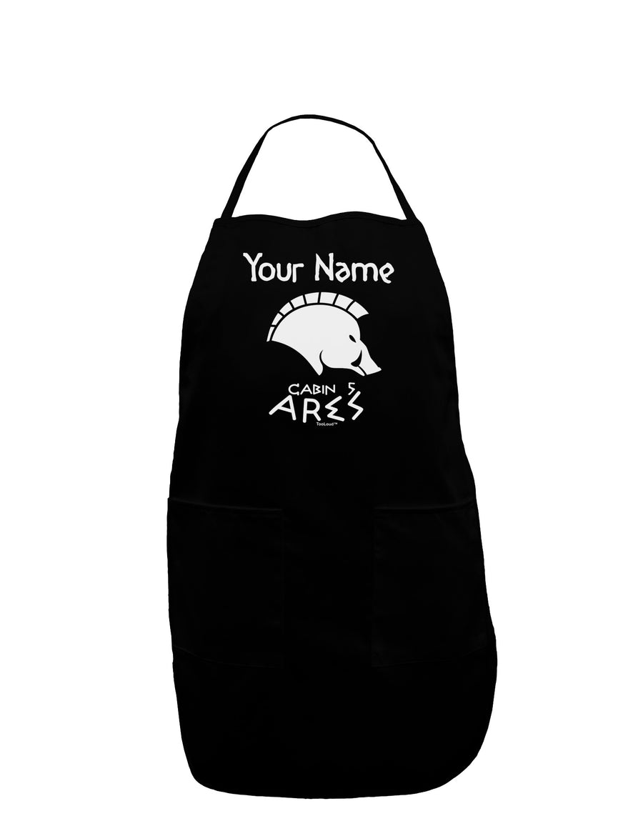 Personalized Cabin 5 Ares Plus Size Apron by-Bib Apron-TooLoud-Black-Plus-Size-Davson Sales