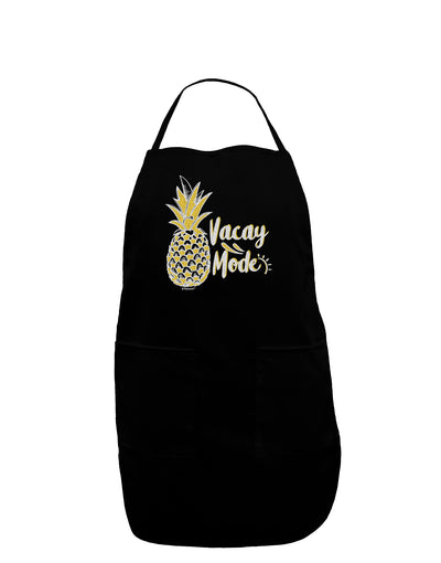 Vacay Mode Pinapple Dark Dark Adult Apron-Bib Apron-TooLoud-Black-One-Size-Davson Sales