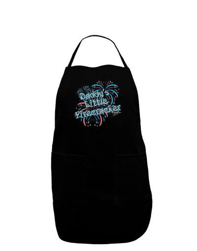 Daddy's Little Firecracker Dark Adult Apron-Bib Apron-TooLoud-Black-One-Size-Davson Sales