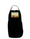 Arizona Scene Watercolor Plus Size Apron-Bib Apron-TooLoud-Black-Plus-Size-Davson Sales