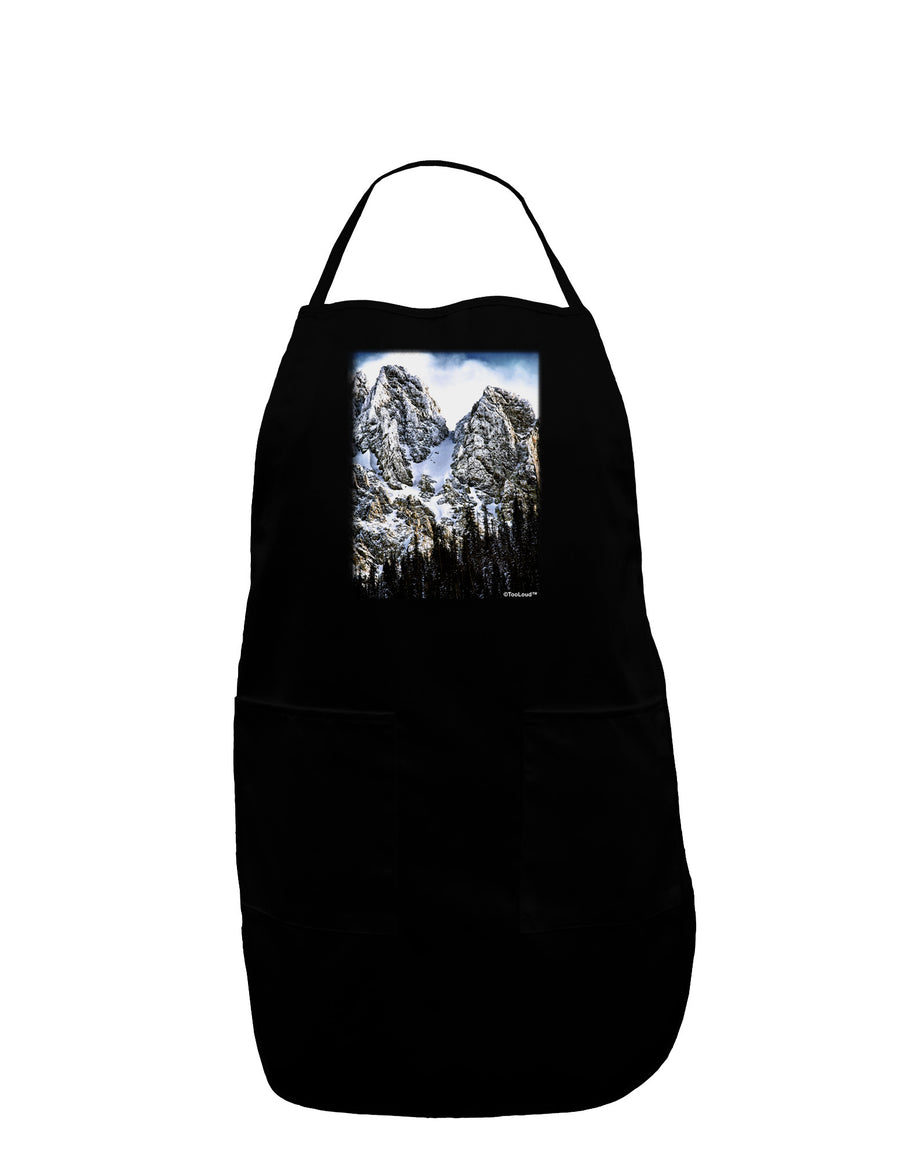 Mountain Landscape 2 Plus Size Apron-Bib Apron-TooLoud-Black-Plus-Size-Davson Sales