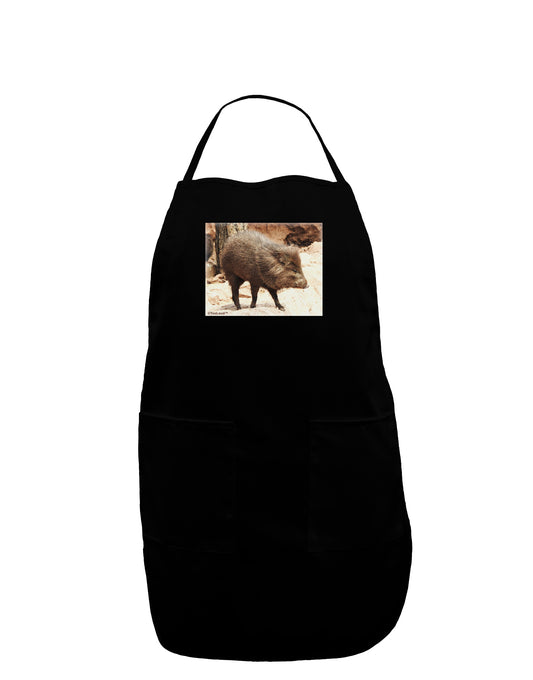 Little Javelina Dark Adult Apron-Bib Apron-TooLoud-Black-One-Size-Davson Sales