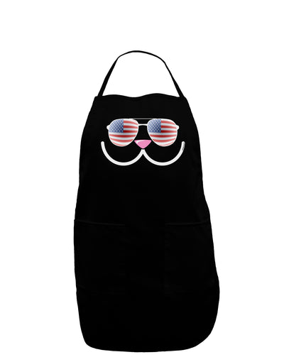 Kyu-T Face - Kawa Patriotic Sunglasses Dark Adult Apron-Bib Apron-TooLoud-Black-One-Size-Davson Sales