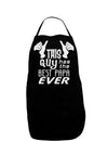 This Guy Has the Best Papa Ever Dark Adult Apron-Bib Apron-TooLoud-Black-One-Size-Davson Sales