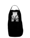 Lady Anaconda Design Grayscale Dark Adult Apron-Bib Apron-TooLoud-Black-One-Size-Davson Sales