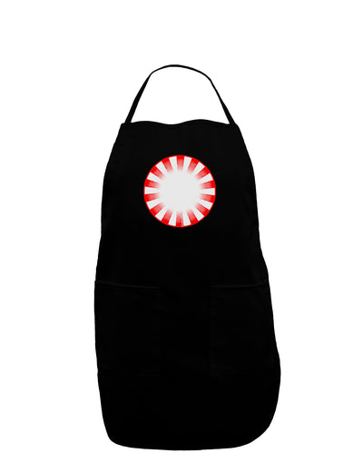 Watercolor Peppermint Dark Adult Apron-Bib Apron-TooLoud-Black-One-Size-Davson Sales