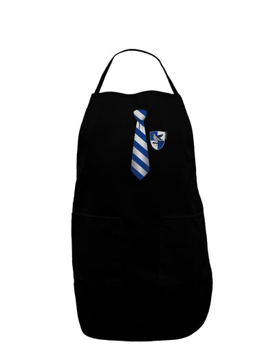 Wizard Tie Blue and Silver Dark Adult Apron-Bib Apron-TooLoud-Black-One-Size-Davson Sales