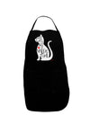 My Cat Is My Valentine Dark Adult Apron by TooLoud-Bib Apron-TooLoud-Black-One-Size-Davson Sales