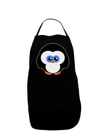 Cute Penguin Christmas Dark Adult Apron-Bib Apron-TooLoud-Black-One-Size-Davson Sales