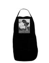 Colorado Landscape Monochrome Dark Adult Apron-Bib Apron-TooLoud-Black-One-Size-Davson Sales