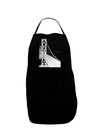 San Francisco Bay Bridge Dark Adult Apron-Bib Apron-TooLoud-Black-One-Size-Davson Sales