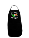 Actually Irish Dark Adult Apron-Bib Apron-TooLoud-Black-One-Size-Davson Sales