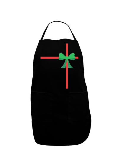 Christmas Present Gift Dark Adult Apron-Bib Apron-TooLoud-Black-One-Size-Davson Sales