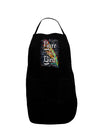 Rare Bird - Colorful Feather Dark Adult Apron-Bib Apron-TooLoud-Black-One-Size-Davson Sales