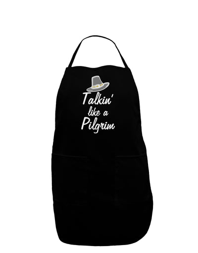 Talkin Like a Pilgrim Adult Apron-Bib Apron-TooLoud-Black-One-Size-Davson Sales