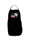 Patriotic USA Flag with Bald Eagle Dark Adult Apron by TooLoud-Bib Apron-TooLoud-Black-One-Size-Davson Sales